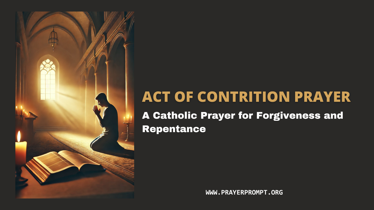 Act Of Contrition Prayer