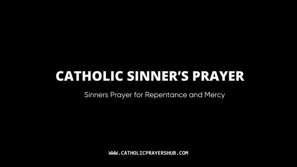 Sinners Prayer